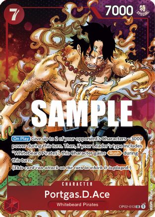 Portgas.D.Ace (Parallel) (OP02-013) - Paramount War