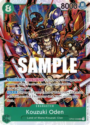 Kouzuki Oden (OP02-030) - Paramount War