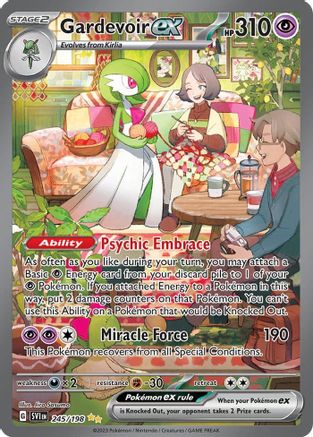 Gardevoir ex (245/198) [Écarlate et Violet : Ensemble de base] 