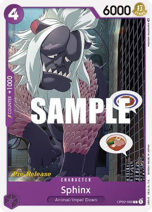 Sphinx [Cartes pré-version de Paramount War] 