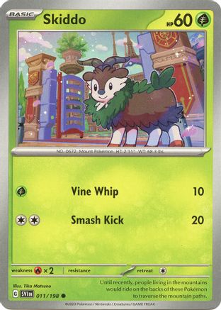 Skiddo (011/198) [Écarlate et Violet : Ensemble de base] 