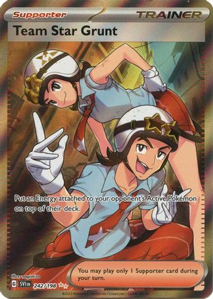 Team Star Grunt (242/198) [Écarlate et Violet : Ensemble de base] 