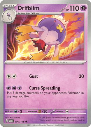 Drifblim (090/198) [Écarlate et Violet : Ensemble de base] 