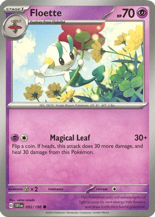 Floette (092/198) [Écarlate et Violet : Ensemble de Base] 