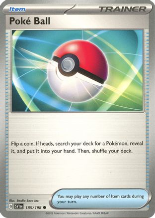 Poke Ball (185/198) [Écarlate et Violet : Ensemble de base] 