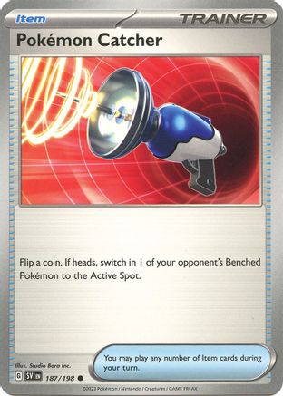 Pokémon Catcher (187/198) [Écarlate et Violet : Ensemble de base] 