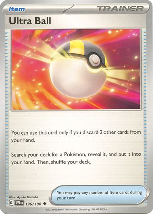 Ultra Ball (196/198) [Écarlate et Violet : Ensemble de Base] 