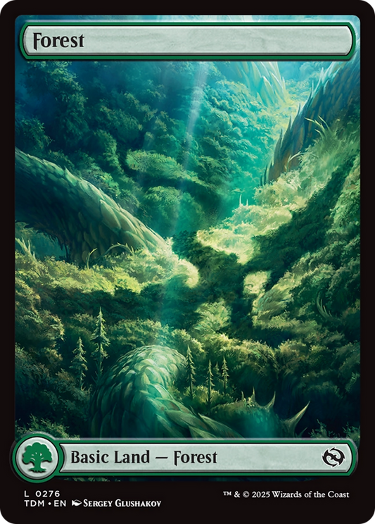Forest (0276) (TDM-276) - [Tarkir: Dragonstorm] Foil