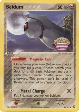 Beldum - 029/101 (Gym Challenge) 29 - [Miscellaneous Cards & Products]