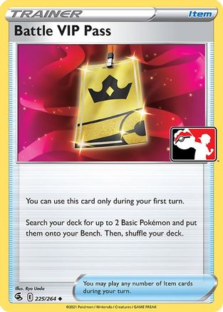 Battle VIP Pass 225 - [Prize Pack Series Cards]