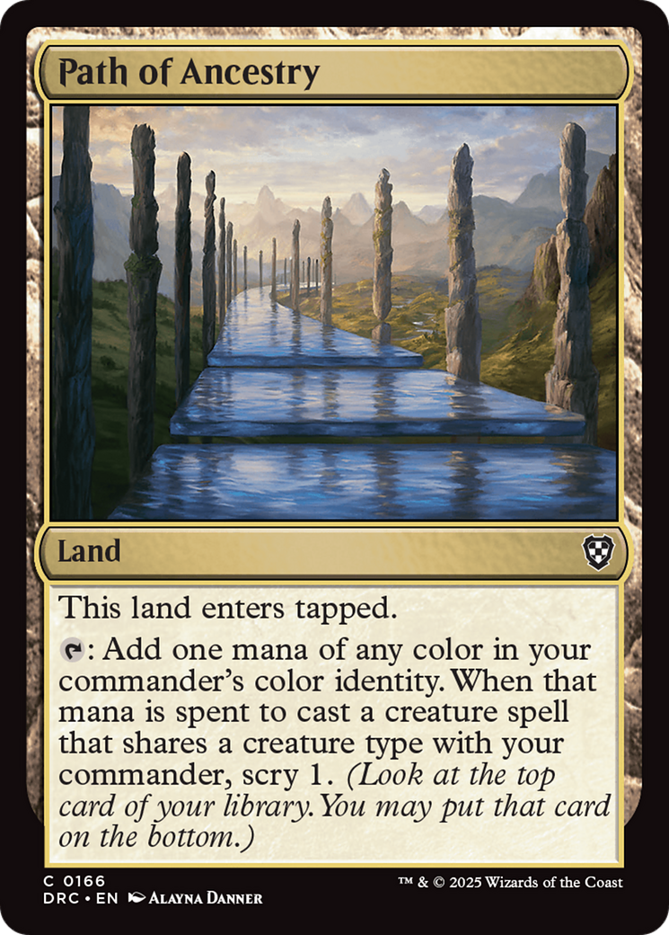 Path of Ancestry (DRC-166) - [Commander: Aetherdrift]