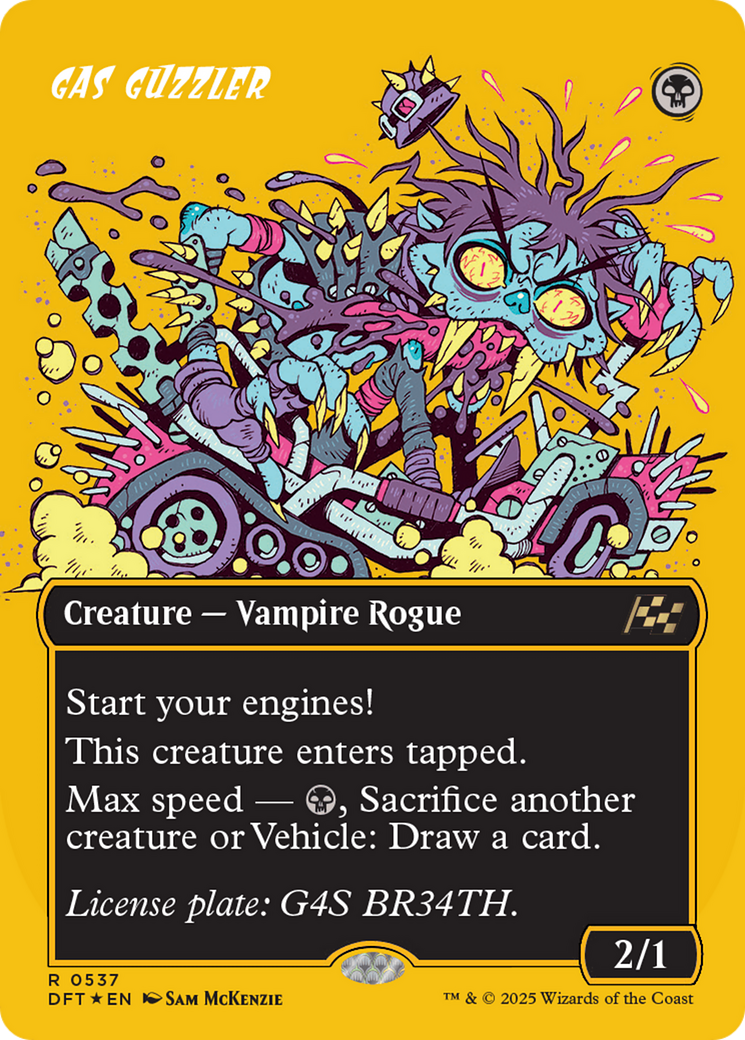 Gas Guzzler (DFT-537) - [Aetherdrift] (Borderless) Foil