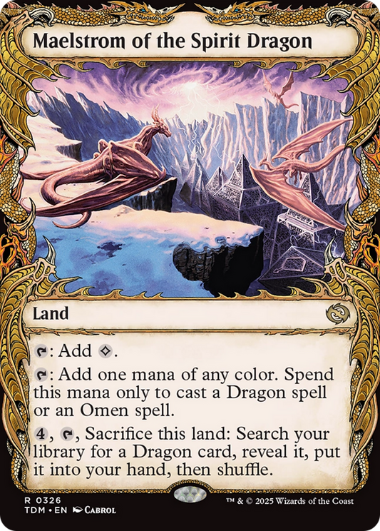 Maelstrom of the Spirit Dragon (Showcase) (TDM-326) - [Tarkir: Dragonstorm]: (Showcase)