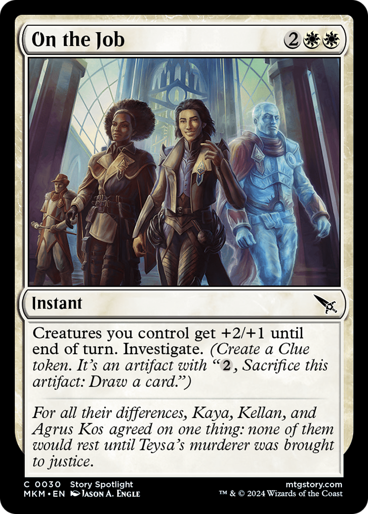 On the Job (MKM-030) - [Murders at Karlov Manor] Foil