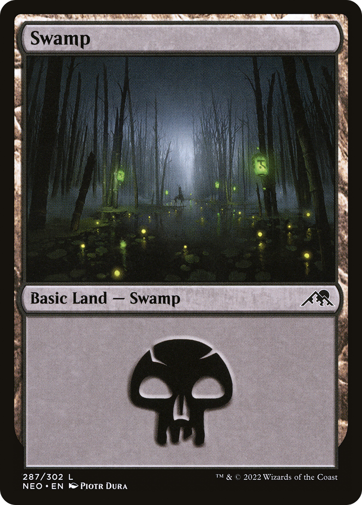 Swamp (NEO-287) - [Kamigawa: Neon Dynasty]