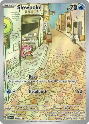 Slowpoke (204/198) [Écarlate et Violet : Ensemble de base] 