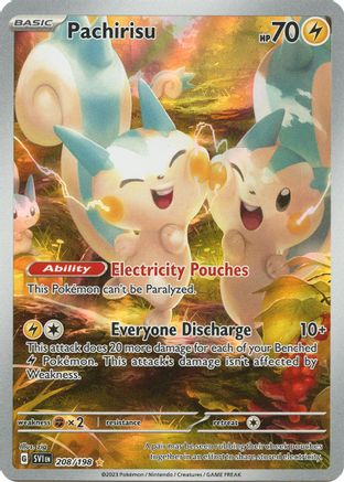 Pachirisu (208/198) [Écarlate et Violet : Ensemble de base] 