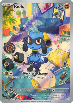 Riolu (215/198) [Écarlate et Violet : Ensemble de Base] 