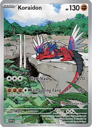 Koraidon - 014 (Pokemon Center Exclusive) 14 - [SV Scarlet & Violet Promo Cards] Holofoil