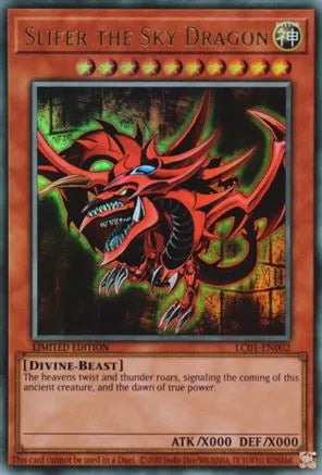 Slifer le dragon céleste (25e anniversaire) [LC01-EN002] Ultra Rare 