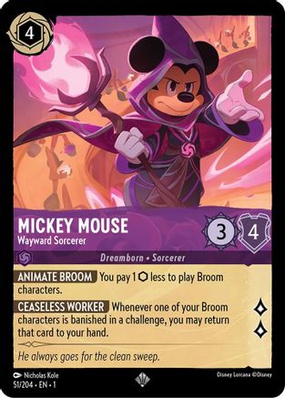 Mickey Mouse - Wayward Sorcerer (51/204)  - The First Chapter