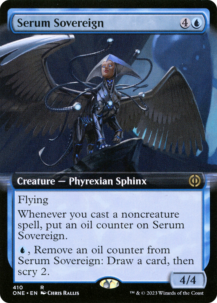Serum Sovereign (ONE-410) - [Phyrexia: All Will Be One]: (Extended Art) Foil