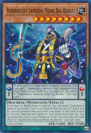 Moine samouraï super-lourd Big Benkei [CYAC-EN007] Commun 