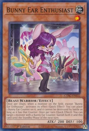 Bunny Ear Enthusiast (CYAC-EN032) - Cyberstorm Access 1st Edition