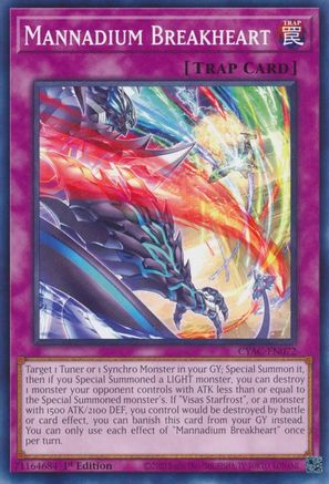 Mannadium Breakheart [CYAC-EN072] Commun 