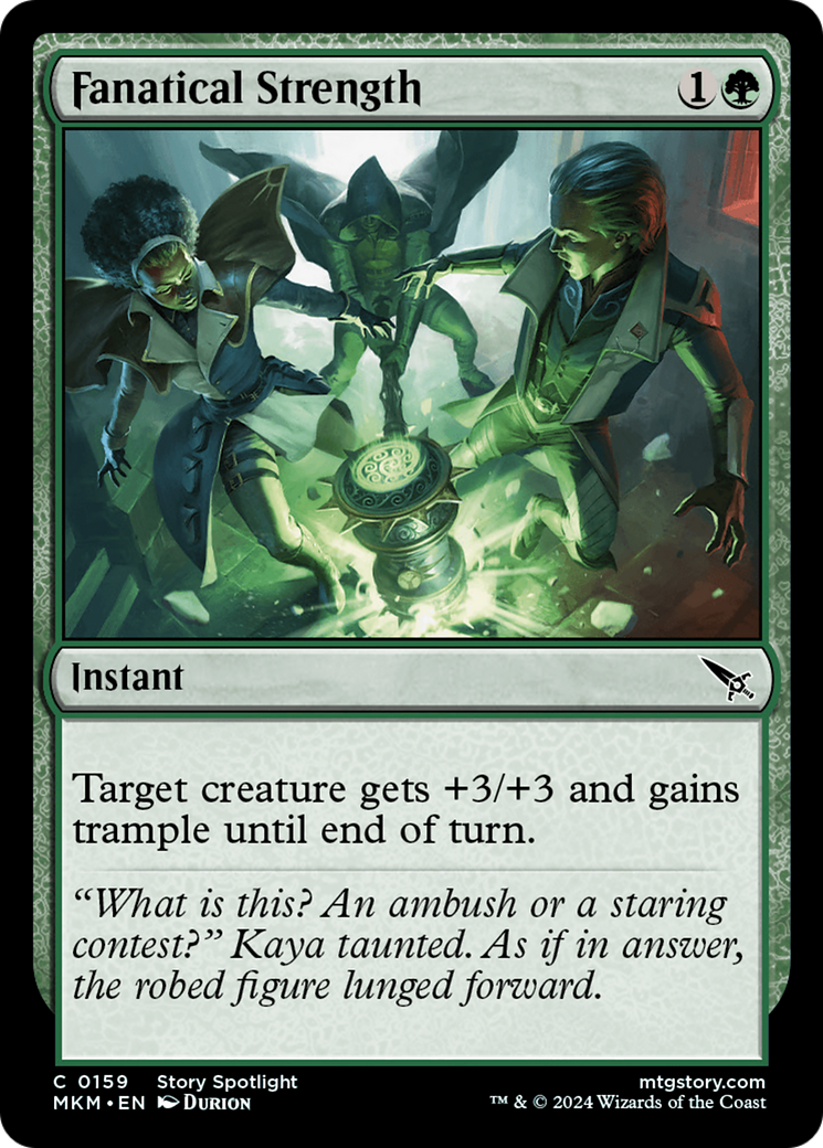 Fanatical Strength (MKM-159) - [Murders at Karlov Manor] Foil