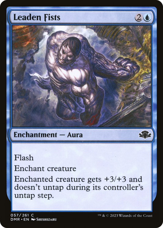 Leaden Fists (DMR-057) - [Dominaria Remastered] Foil