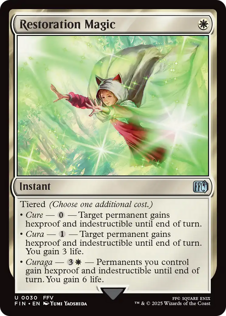 Restoration Magic (FIN-030) - [FINAL FANTASY] Foil