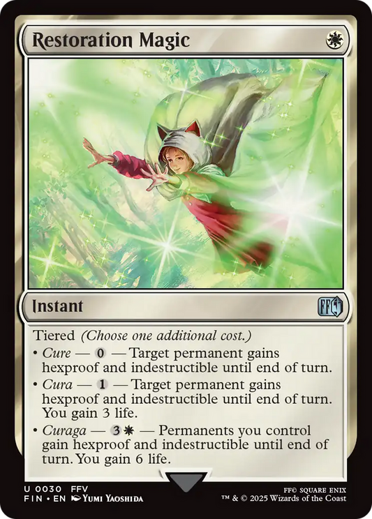 Restoration Magic (FIN-030) - [FINAL FANTASY] Foil