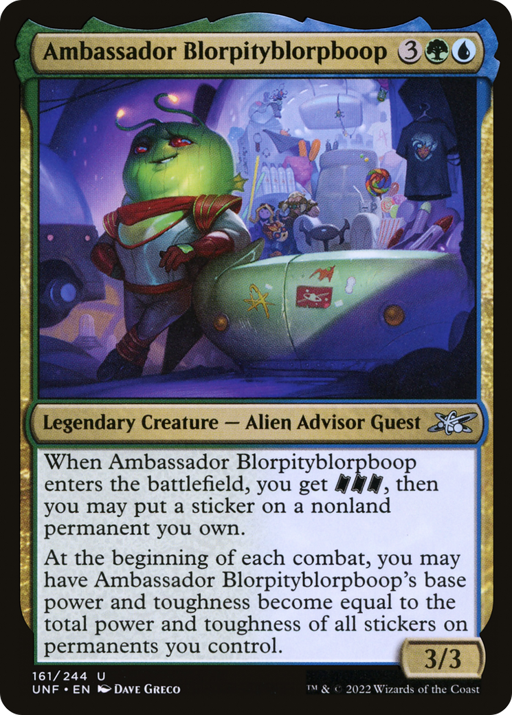 Ambassador Blorpityblorpboop (UNF-161) - [Unfinity]