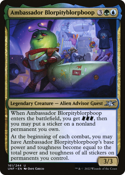 Ambassador Blorpityblorpboop (UNF-161) - [Unfinity]