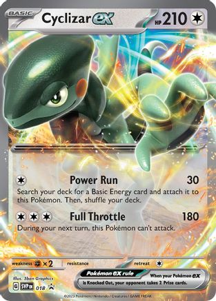 Cyclizar ex (018) [Scarlet &amp; Violet: Black Star Promos] 