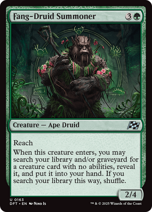 Fang-Druid Summoner (DFT-163) - [Aetherdrift] Foil