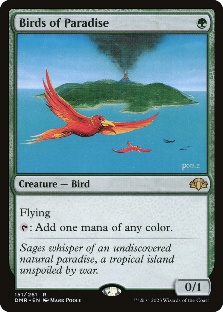 Birds of Paradise (DMR-151) - [Dominaria Remastered]