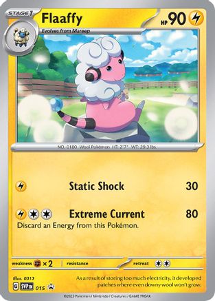 Flaaffy (015) [Scarlet &amp; Violet : Promos Black Star] 