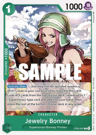 Jewelry Bonney (Pack Tournoi Vol. 3) [Participant] [Cartes promotionnelles One Piece] 