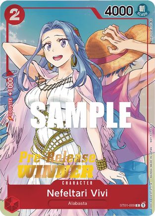 Nefeltari Vivi (Tournoi/Gagnant de pré-sortie OP-03) [Cartes promotionnelles One Piece] 