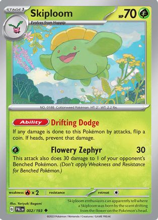 Skiploom (002/193) [Écarlate et Violet : Paldea Evolved] 