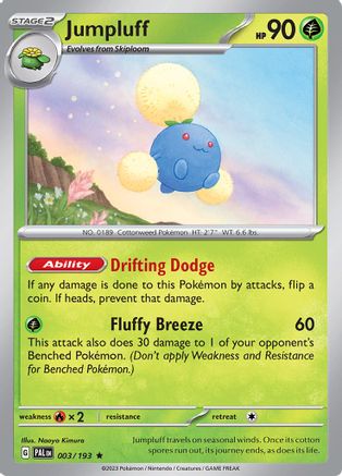 Jumpluff (003/193) [Écarlate et Violet : Paldea Evolved] 