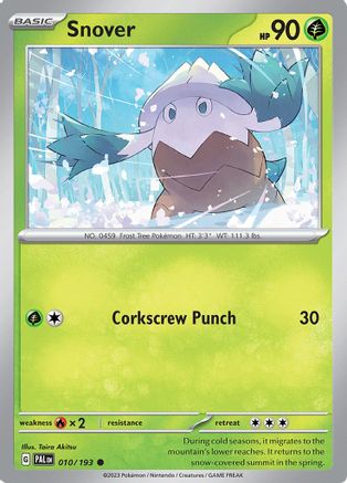 Snover (010/193) [Écarlate et Violet : Paldea Evolved] 