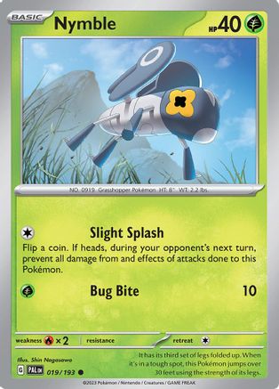 Nymble (019/193) [Écarlate et Violet : Paldea Evolved] 