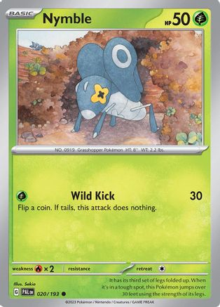 Nymble - 020/193 20 - [SV02 Paldea Evolved]