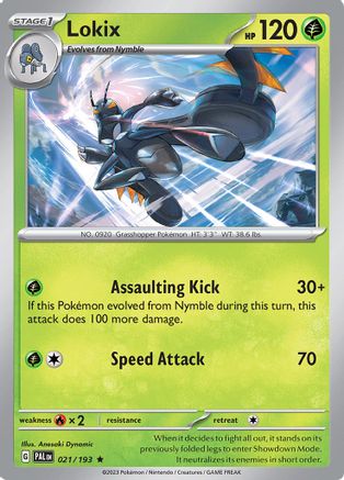 Lokix (021/193) [Écarlate et Violet : Paldea Evolved] 