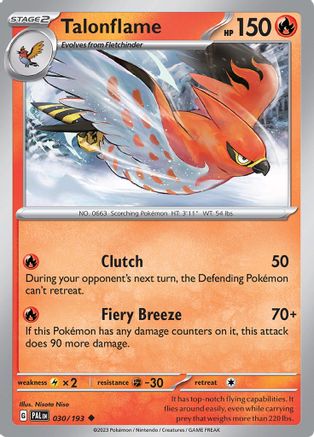 Talonflame (030/193) [Écarlate et Violet : Paldea Evolved] 