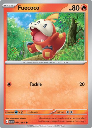 Fuecoco (034/193) [Écarlate et Violet : Paldea Evolved] 
