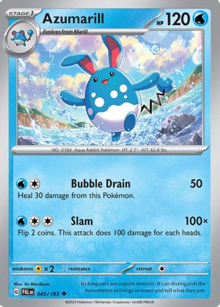 Azumarill (045/193) [Écarlate et Violet : Paldea Evolved] 